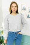 156406 B Yaka Sardonlu Sweatshirt